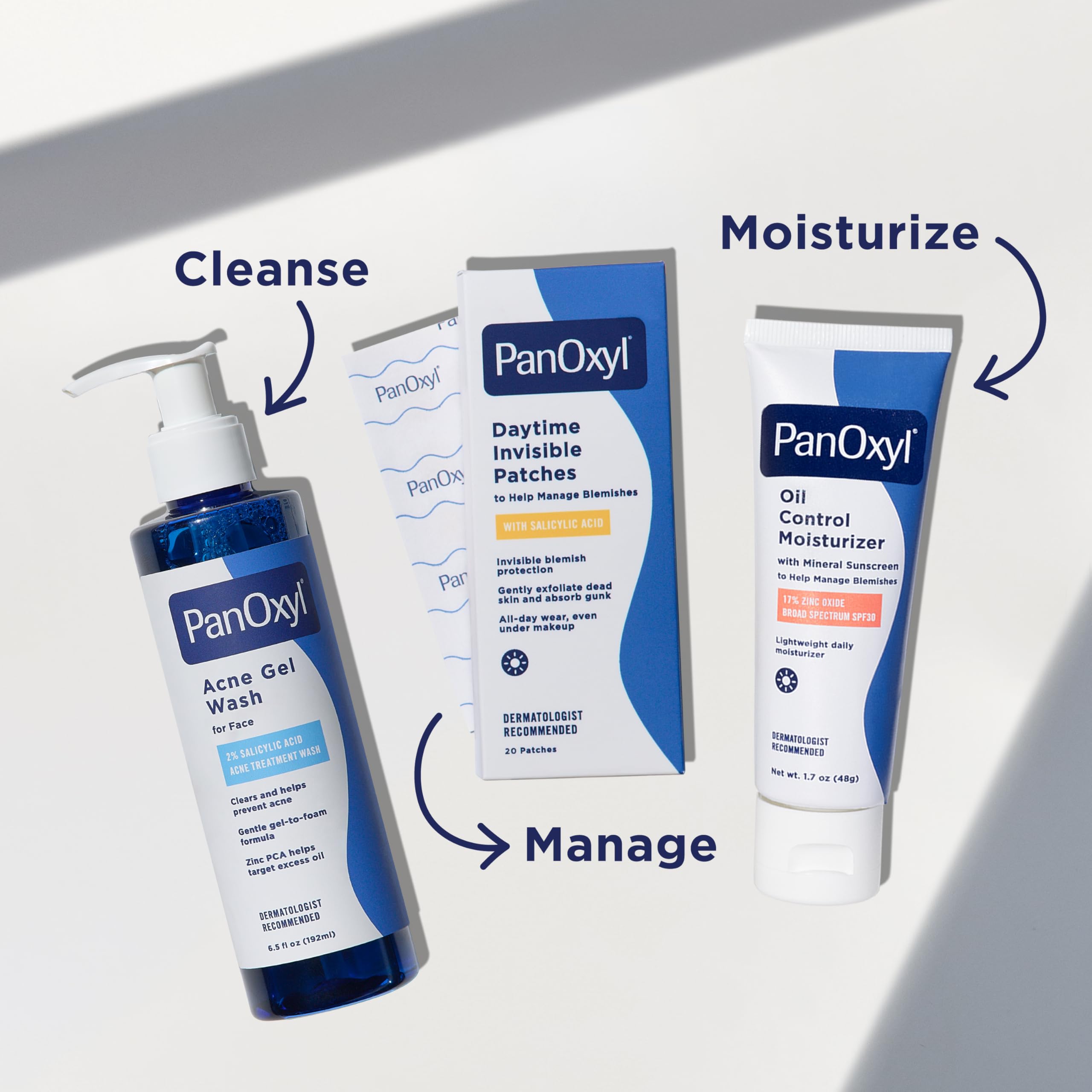 PanOxyl Acne Gel Wash, 2% Salicylic Acid, For Face, 6.5 fl oz | Gel-to-Foam Cleanser, Clears & Helps Prevent Acne, Mattifies with Zinc PCA, Reduces Redness, Nourishes Skin, All Skin Types
