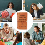 Afterprints Teacher Gifts –“Funny Things My Students Said” Leather Notebook
