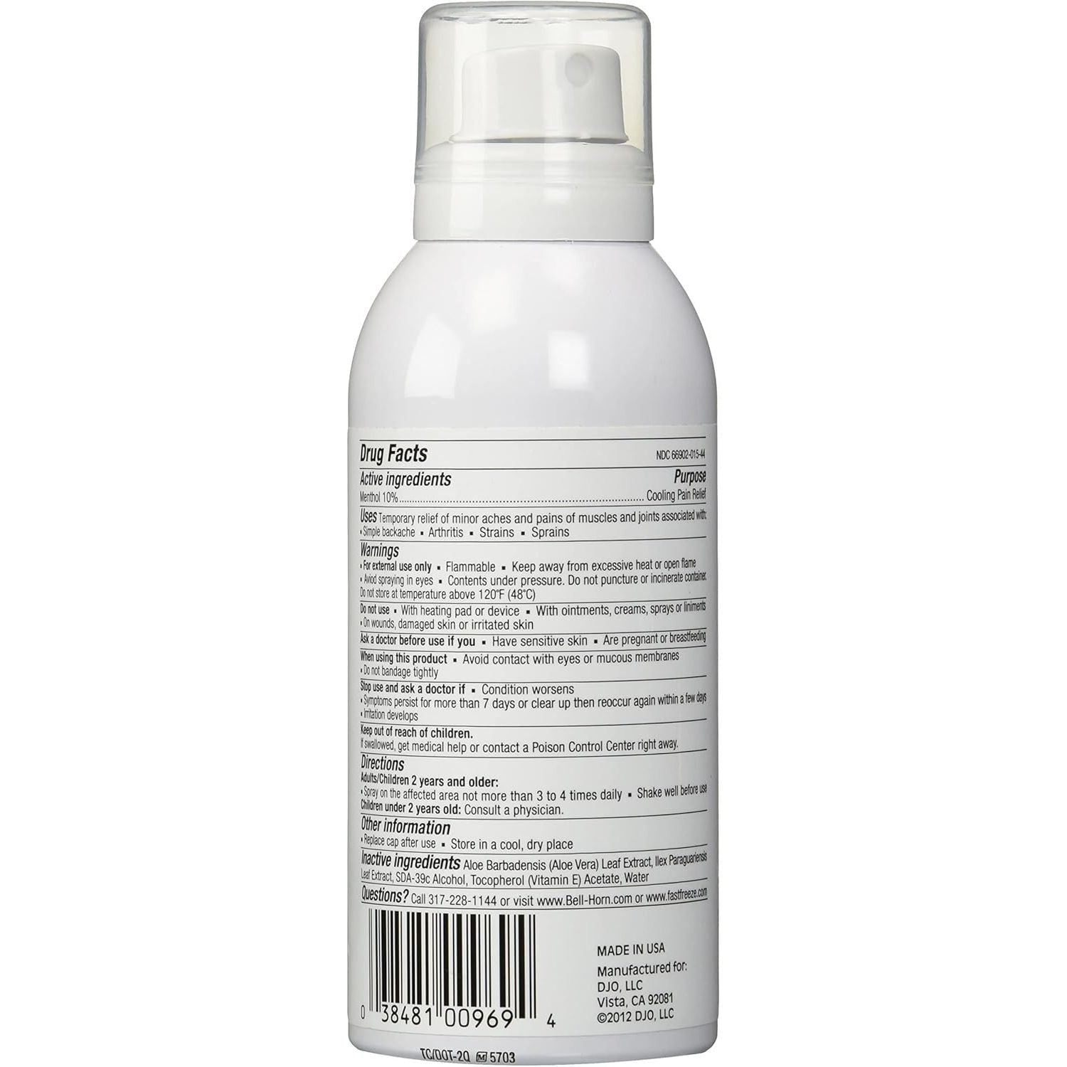 Buy now Fast Freeze All-Natural Cooling Pain Relief Therapy: Continuous Spray, 4 fl oz, packaging may vary at indiglob india