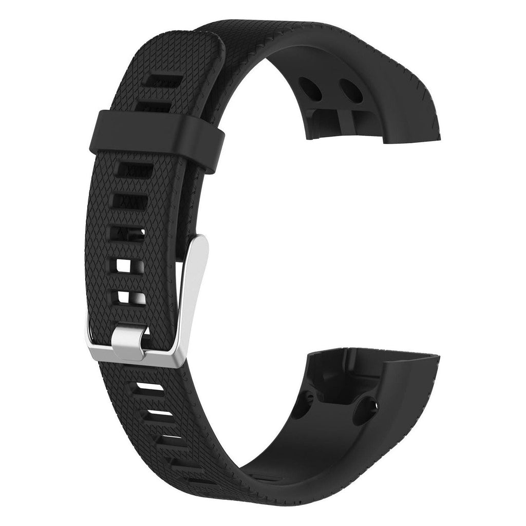Buy now TenCloud Strap Compatible with Vivosmart HR+ Bands Replacement Striped Sport Straps with Tool Kits for Garmin vívosmart HR Plus Tracker (Black) at indiglob india