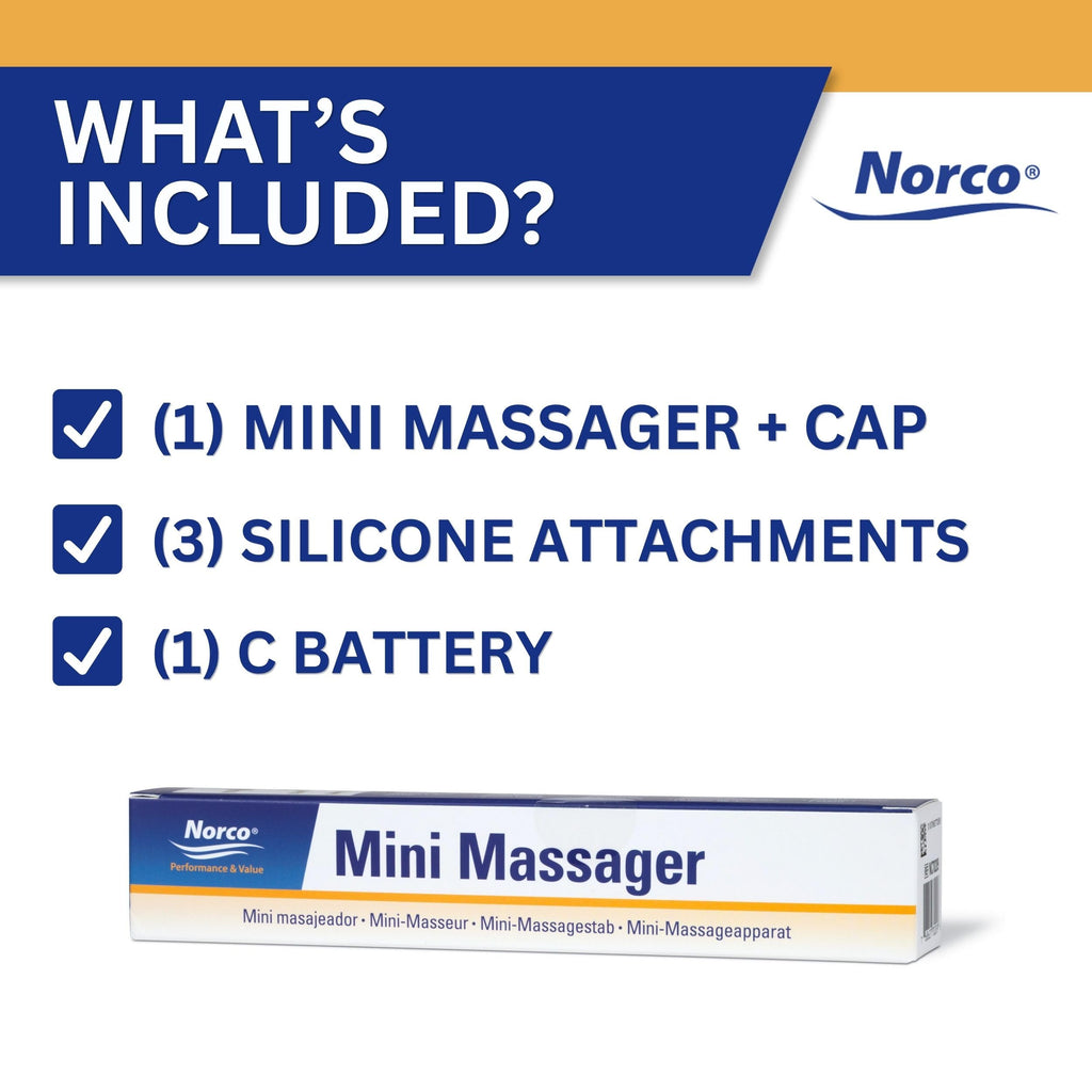 Norco Mini Massager - Handheld Massager for Scar Tissue Break Up
