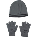 Buy now Nike Boys' Reversible Beanie and Glove Set at indiglob india