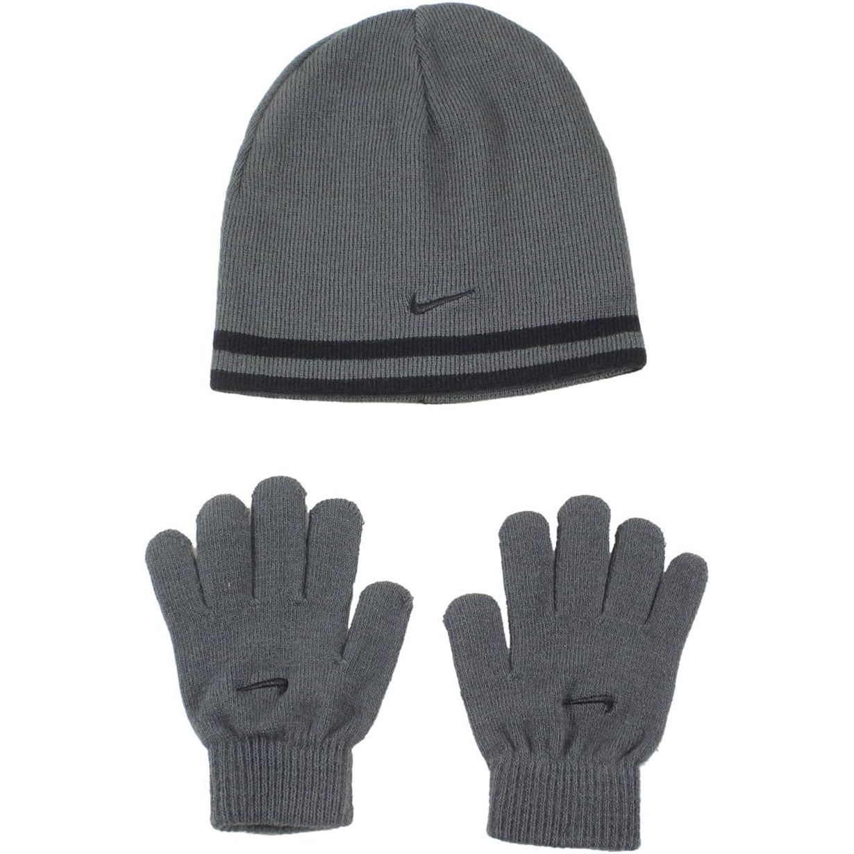 Buy now Nike Boys' Reversible Beanie and Glove Set at indiglob india