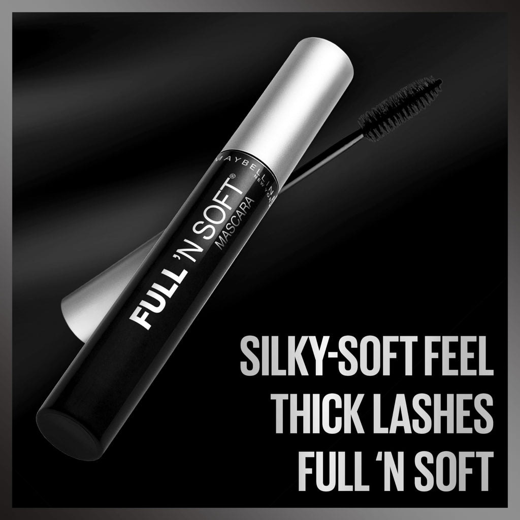 Buy now Maybelline New York Full 'N Soft Washable Mascara, Very Black, 1 Count at indiglob india