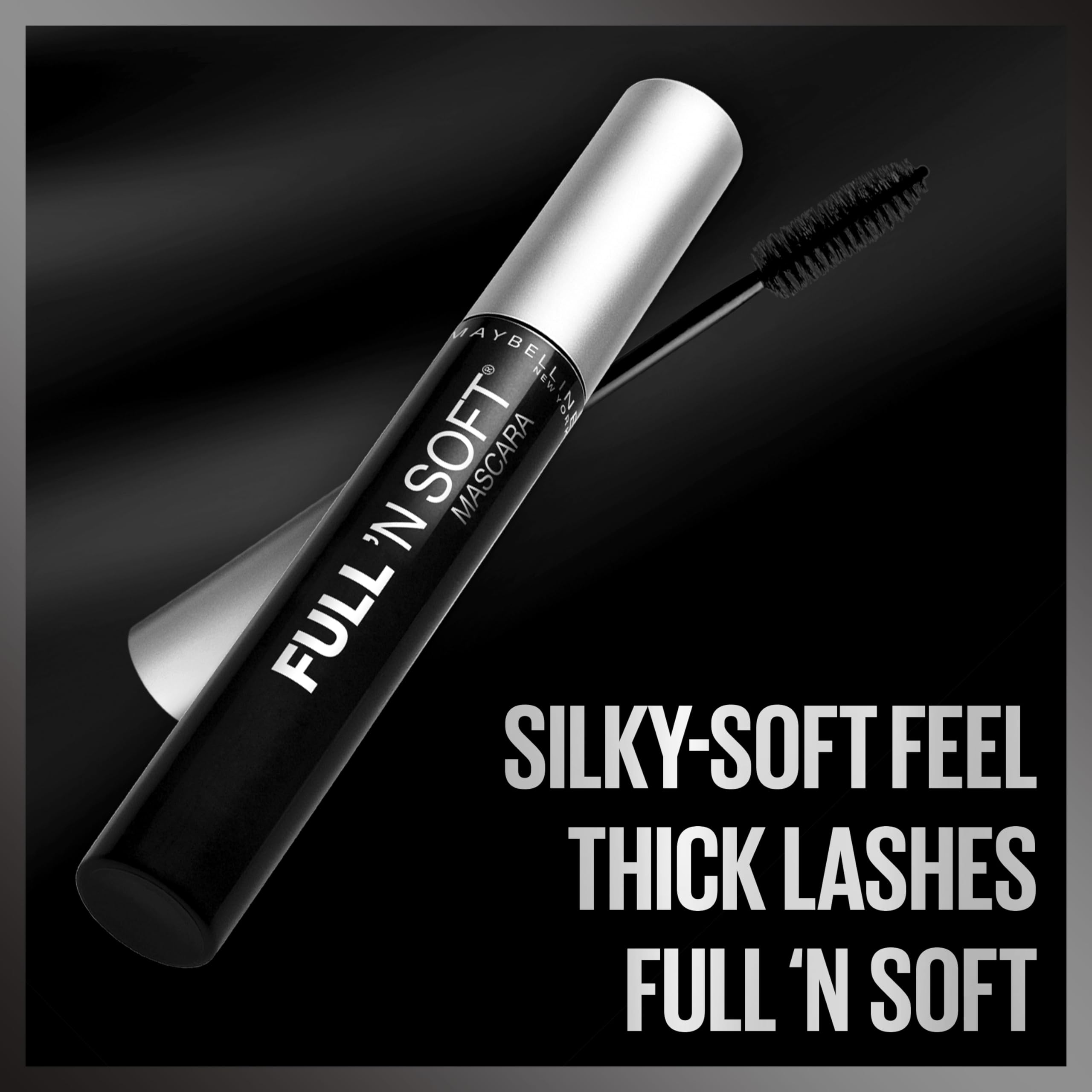 Buy now Maybelline New York Full 'N Soft Washable Mascara, Very Black, 1 Count at indiglob india