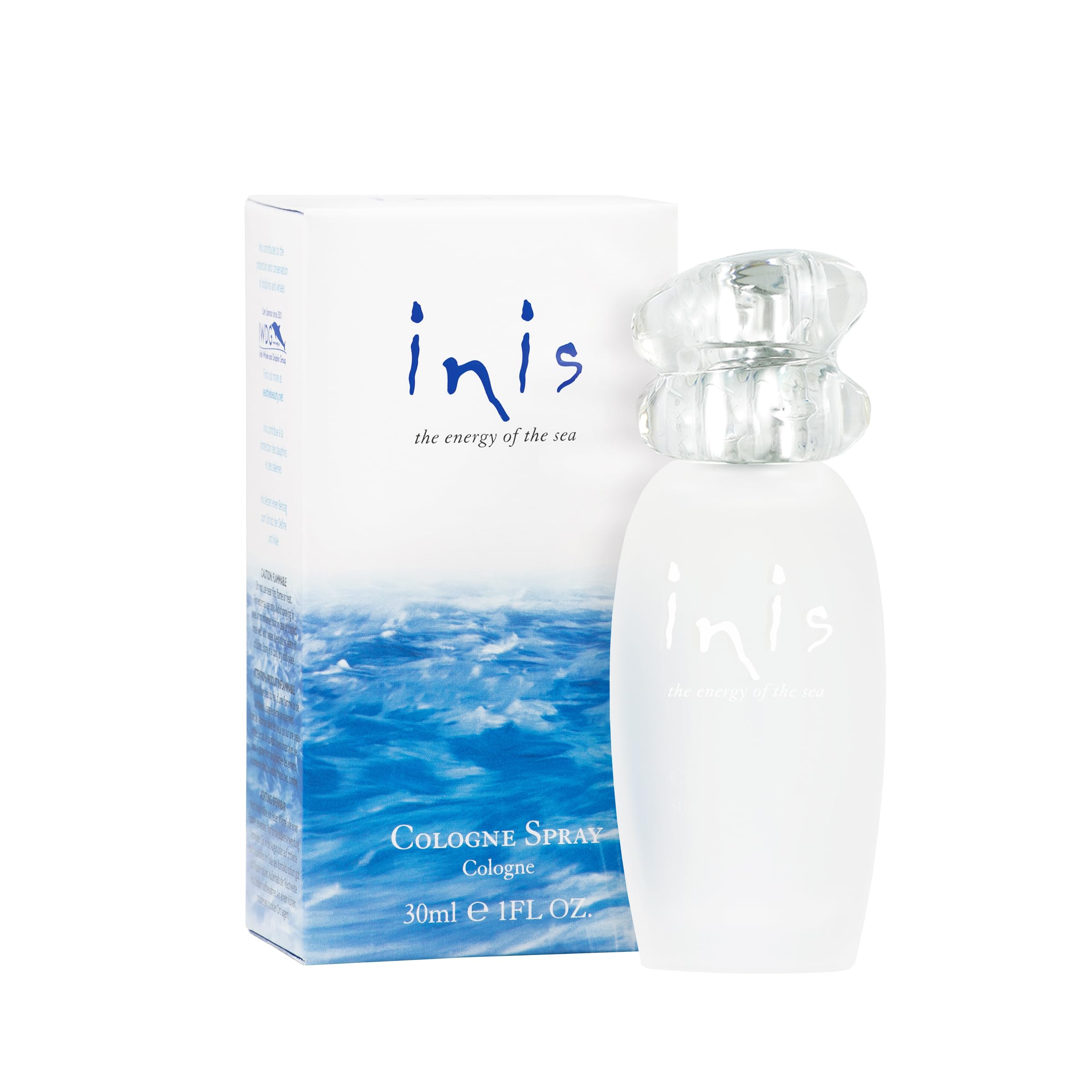 Inis the Energy of the Sea - Cologne for Men and Women, 0.5 fl oz | Travel Size Unisex Perfume, Clean Fresh Aquatic Ocean Fragrance with Sparkling Citrus Notes