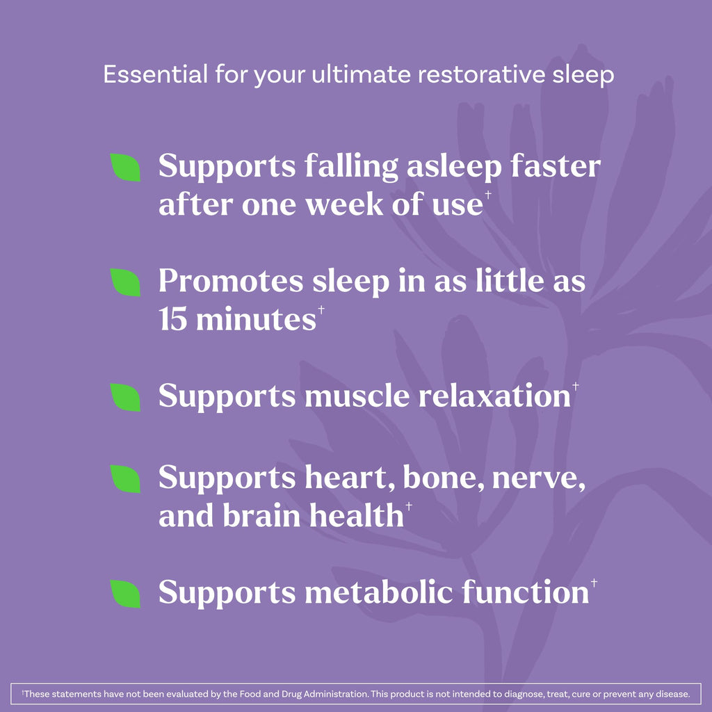 Natrol Sleep & Restore Magnesium Glycinate, GABA, 5mg Melatonin, 60 Gummies | Nighttime Sleep-Aid, Support Relaxation, Calm Magnesium Glycinate, with GABA, Botanical Blend, 100% Drug-Free, Cherry Flavor