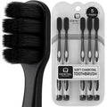 Buy now Soft Toothbrushes for Adults - Black Charcoal Toothbrush Ultra Soft for Sensitive Gums - Teeth Whitening Brush for Adults & Children [Extra Family Pack] Super Soft Tip Bristles Default at indiglob india
