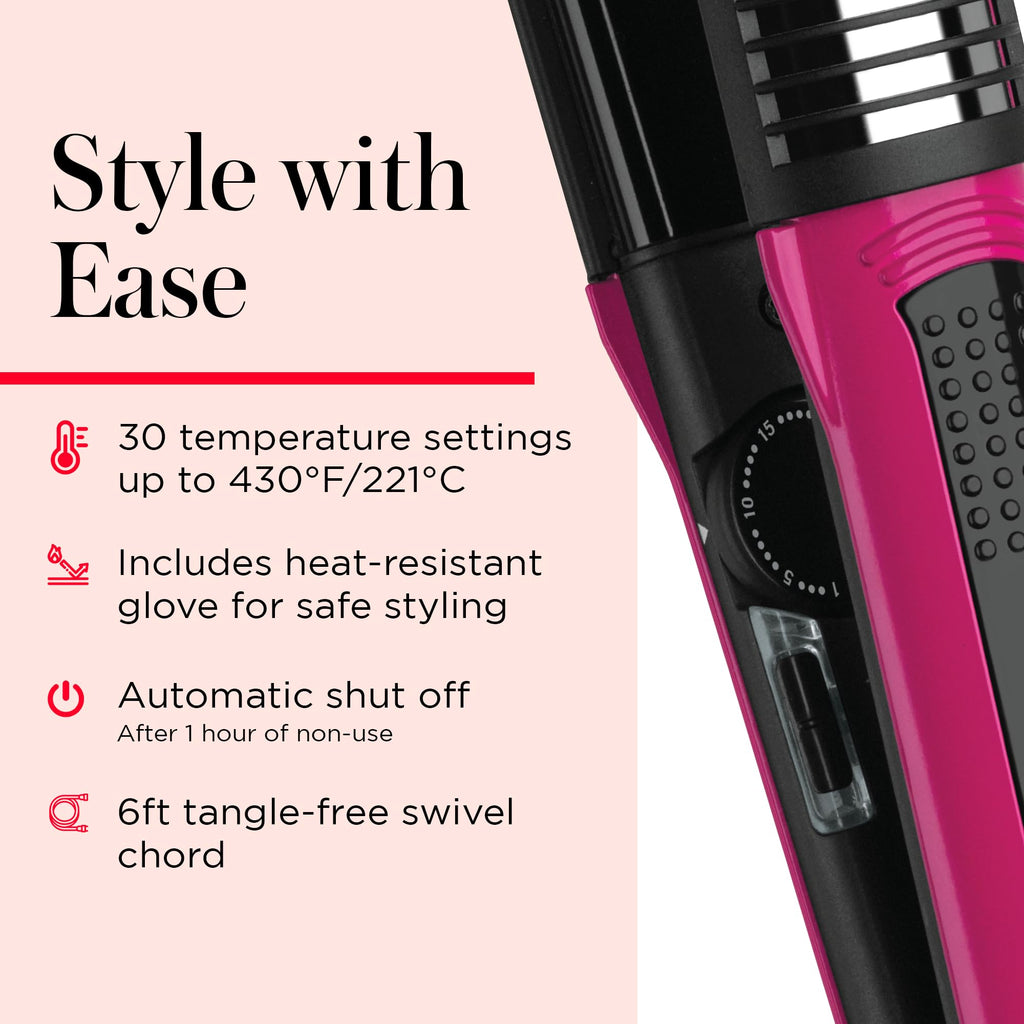 Buy now REVLON Perfect Match Flat Iron - 2-in-1 Hair Straightener and Curling Iron, Triple Oil-Infused Helps Reduce Heat Damage & Restore Hair's Natural Moisture & Shine at indiglob india