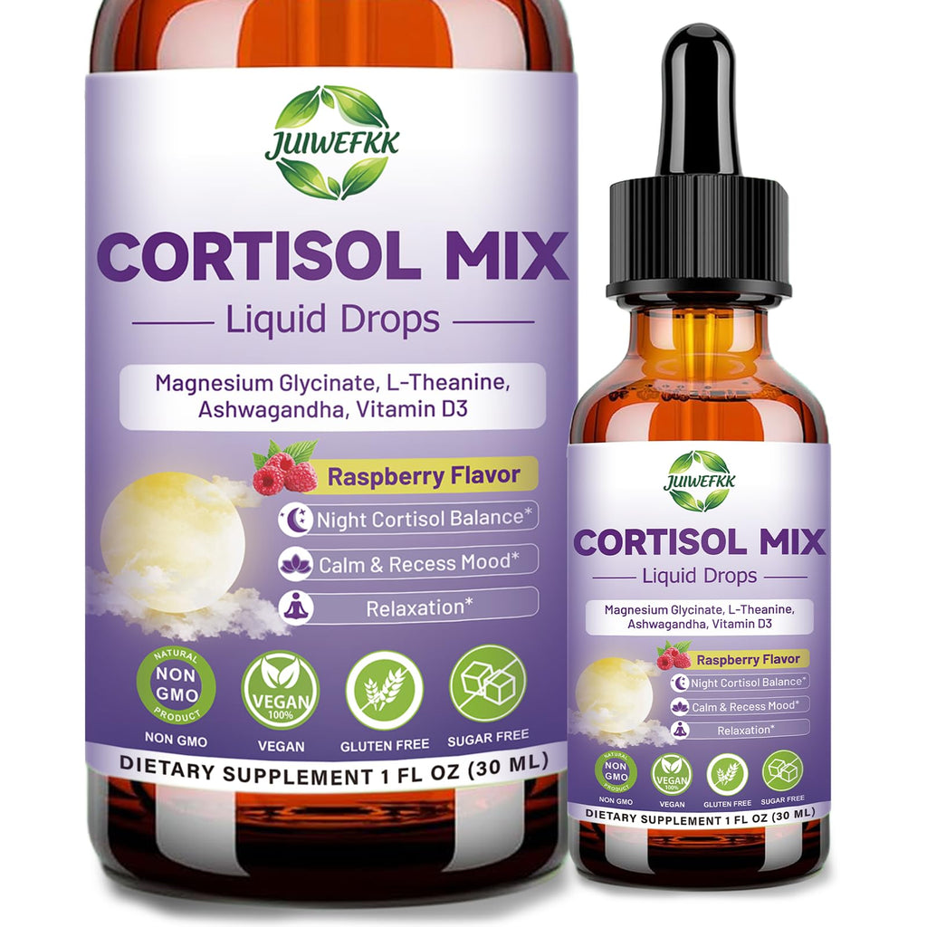 Cortisol Mix Liquid Drops 10-in-1 Cortisol Supplement for Women & Men