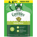 Buy now Greenies Feline Veterinarian-Recommended Adult Natural Dental Cat Treats, Catnip Flavor, 21 oz. Tub at indiglob india