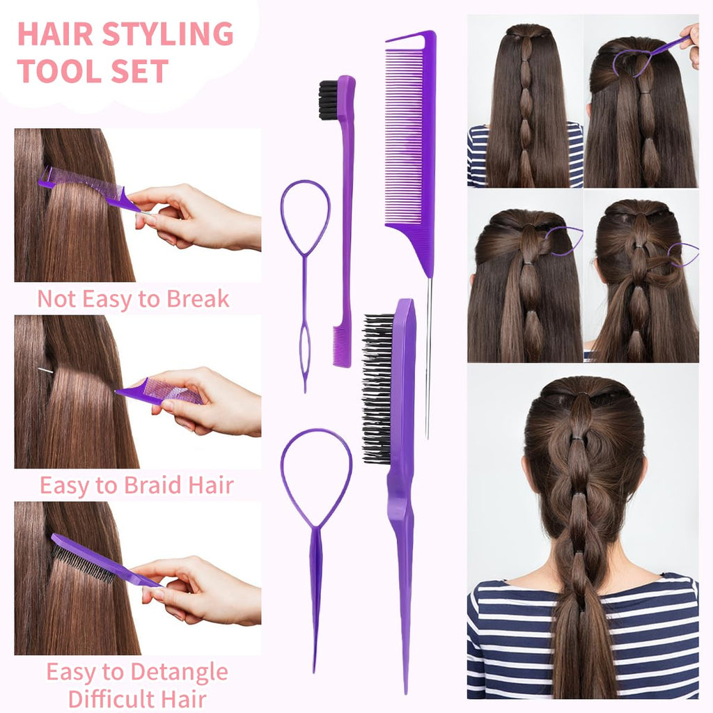 2076 pcs Hair Accessories for Girls Ponytail Holders Toddler Hair Ties with Mini Clip Hair Clips for Girls Rubber Bands Set