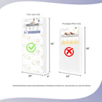 Dream On Me Twilight 2-in-1 Breathable Spring Coil Crib & Toddler Mattress