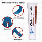 Globe Clotrimazole Cream 1% Antifungal Itch Relief Treatment, 1 oz Tube, 5 Pack
