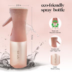 Buy now Kitsch Continuous Spray Bottle for Hair â€“ Fine Mist Water Mister & Water Spray Bottle â€“ Recycled Hair Spray Bottle â€“ Spray Bottles for Cleaning, Styling, Plants & More â€“ Terracotta, 150ml at indiglob india