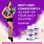 Sodatide Capsules - Official Sodatide Pills Advanced Premium Formula for Overall Wellness, 60 Capsules for 1 Month