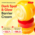 EQQUALBERRY Vitamin Illuminating Cream Double Pack | Vitamin C & 5% Niacinamide+3% TXA | Dark Spot Ceramide Barrier Face Moisturizer | Glowy, Light Hydration | Korean Skincare, 1.69 fl.oz (Pack of 2)