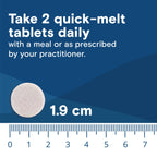 Bariatric Fusion Multivitamin with 45mg Iron, 60 Quick Melt Tablets