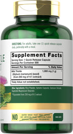 Carlyle Milk Thistle | 300 Capsules | Non-GMO, Gluten Free Extract