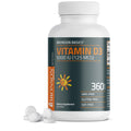 Bronson Vitamin D3 5000iu (125mcg) Non-GMO Gluten-Free Soy-Free 360 Tablets | Immune, Bone, Joint, Breast, Heart, and Colon Health Supplement