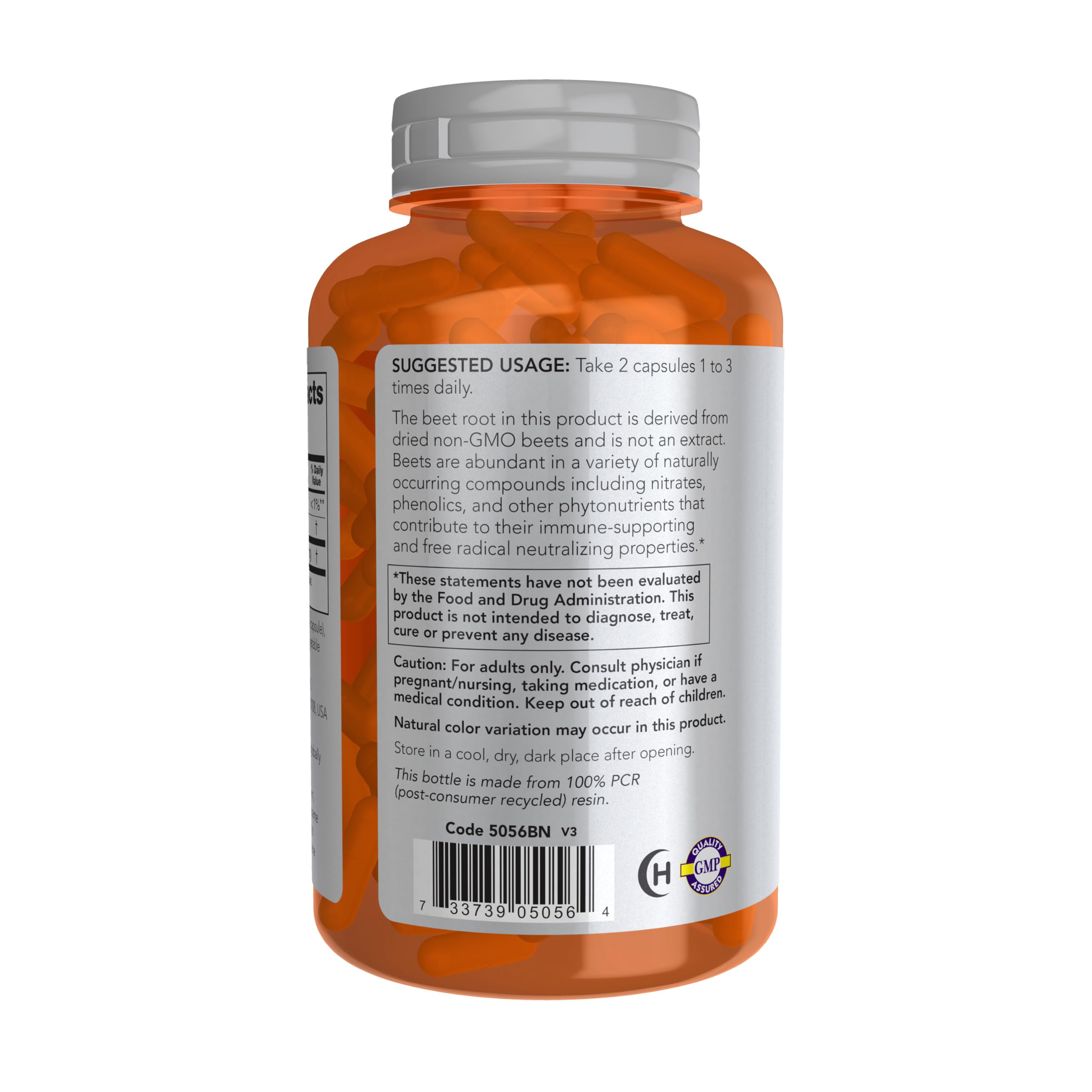 Buy now NOW Foods Sports, Beet Root Veg, Sports Nutrition, Immune System Support*, 550 MG, Naturally Occurring Nitrates, 180 Veg Capsules at indiglob india