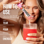 Hydroxycut Drink Mix, Advanced Result, Wildberry Blast, 21 Stick Packs | Metabolism and Energy Support Supplement, C. Canephora Robusta Extract, 135 mg Caffeine and B Vitamins, for Men and Women