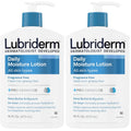 Lubriderm Fragrance Free Daily Moisture Lotion + Pro-Ceramide, Shea Butter & Glycerin, Face, Hand & Body Lotion for Sensitive Skin, Hydrating for Healthier-Looking Skin, 16 fl. Oz (Pack of 3)