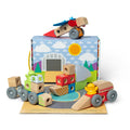 Buy now Melissa & Doug Blockables™ Vehicles Snap and Play, Mix and Match Connectable Wooden Building Blocks Play Set Toy for Preschool Boys and Girls (54 Pcs) at indiglob india