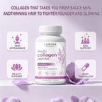 LUMINE Multi Collagen Peptides Capsules, 120 Capsules