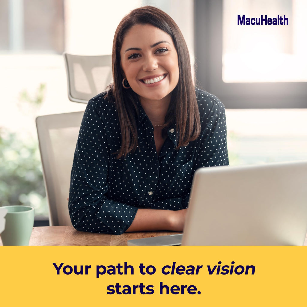 Macuhealth VitreousHealth Evidence-Based Eye Supplement - Ocular Nutrition | 90 capsules, with Zinc, Grape Seed Extract, with Citrus Aurantium Fruit Extract, L-lysine - Promotes Clearer Vision