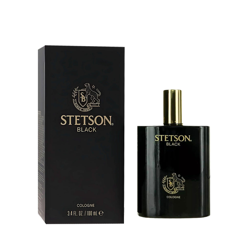 Stetson Black Cologne for Men Spray 3.4 Ounces