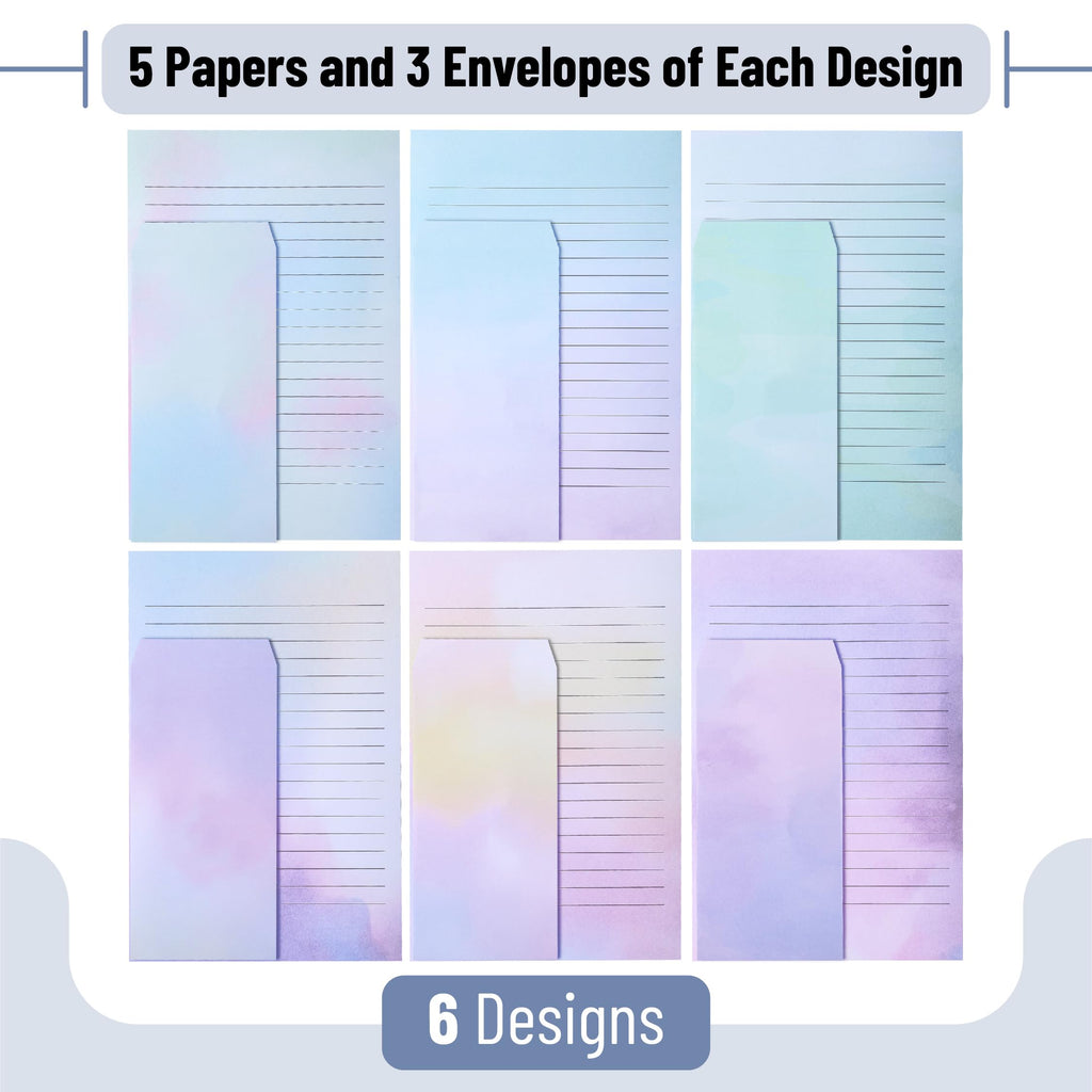 Mr. Pen- Stationery Writing Paper Set with Envelopes, 8.18" x 5.5"