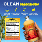 Non-Alcoholic Kava Spirit Drink Fiery Ginger, 16 fl oz, 10 Servings