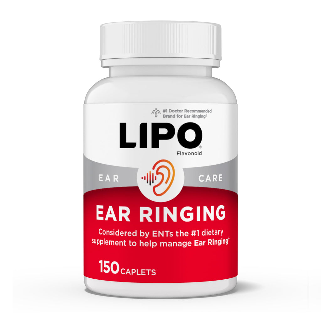 LIPO Ear Ringing Support, Lemon Bioflavonoid Complex, 100 Caplets