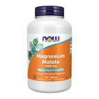 NOW Magnesium Malate 1000mg, 180 Tablets (Pack of 2)