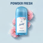 Secret Antiperspirant and Deodorant for Women, 24hr Sweat & Odor Protection, PH Balanced Protection, Gentle on Skin, Wide Solid, Powder Fresh Scent, 2.7 oz (Pack of 2)