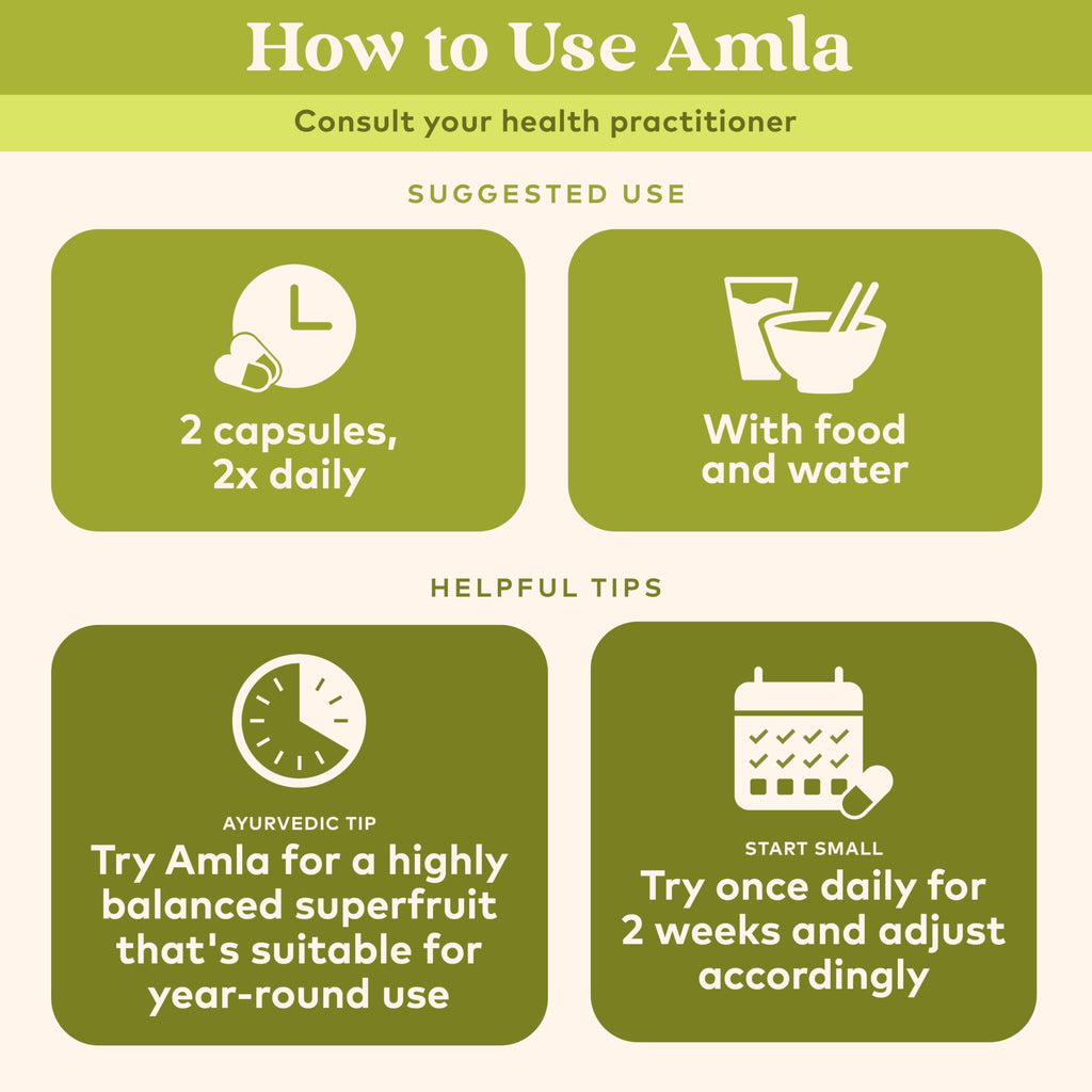 ORGANIC INDIA Amla Capsules Organic - Indian Gooseberry Herbal Vitamin Supplement, Amla Supplement, Immune Support, Vegan, Gluten-Free, Ayurvedic, Antioxidant, Non-GMO - 60 Capsules
