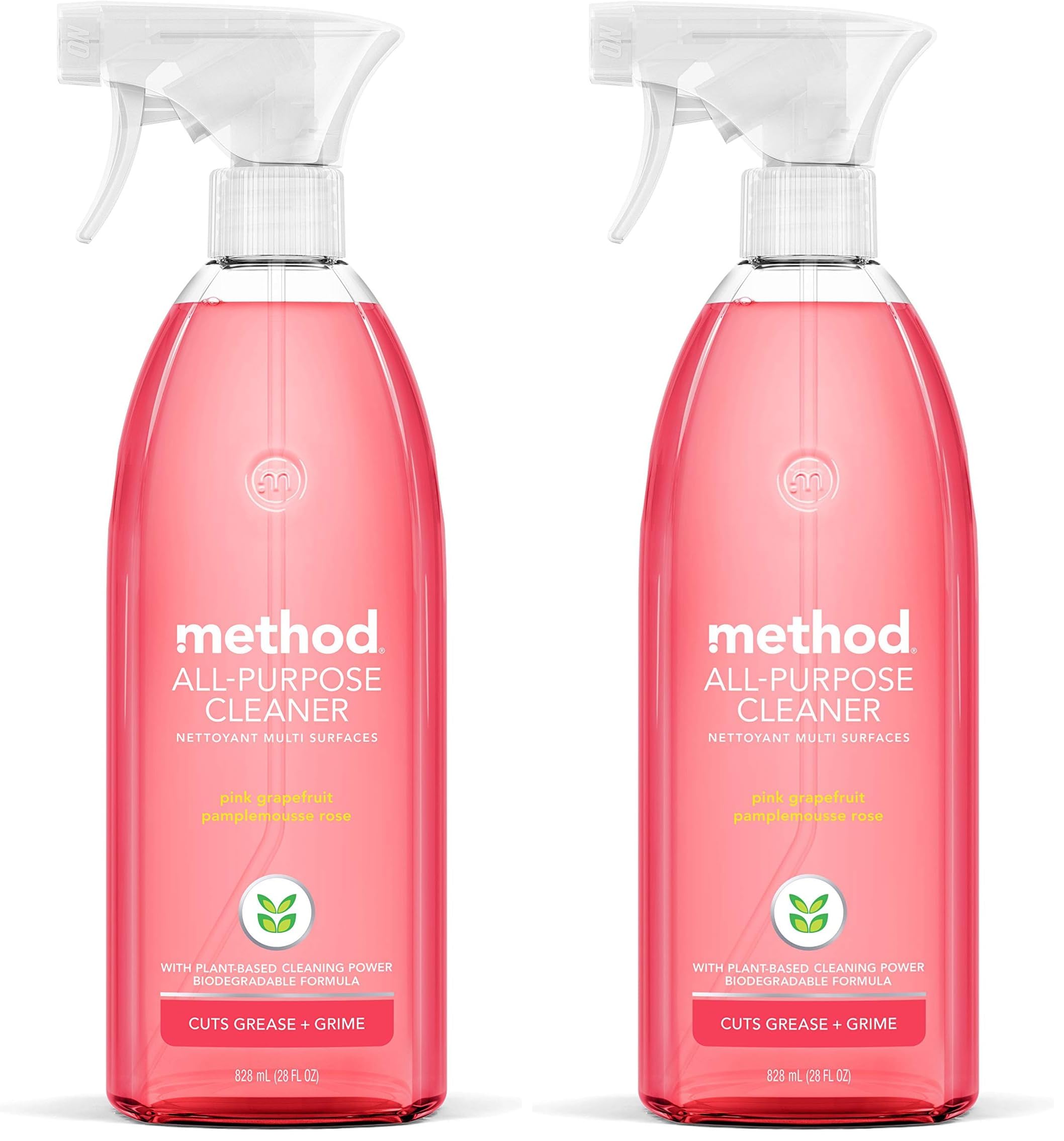 Buy now Method All-Purpose Cleaner, Pink Grapefruit, Perfect for Most Counters, Tiles, Stone, and More, 28 oz spray bottle 28 Fl Oz (Pack of 2) All Purpose Cleaner Spray at indiglob india