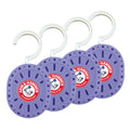 Arm & Hammer OdorBusterz ClosetMATE™, Lavender, 4 Count – Hanging Odor Absorber with Baking Soda, 360° Rotating Hook for Closets, Lockers & Storage Areas