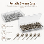 CIZEBO Ball Pump Needles 40pcs, Air Pump Needles for Basketball Inflating, Inflation Sports Pin
