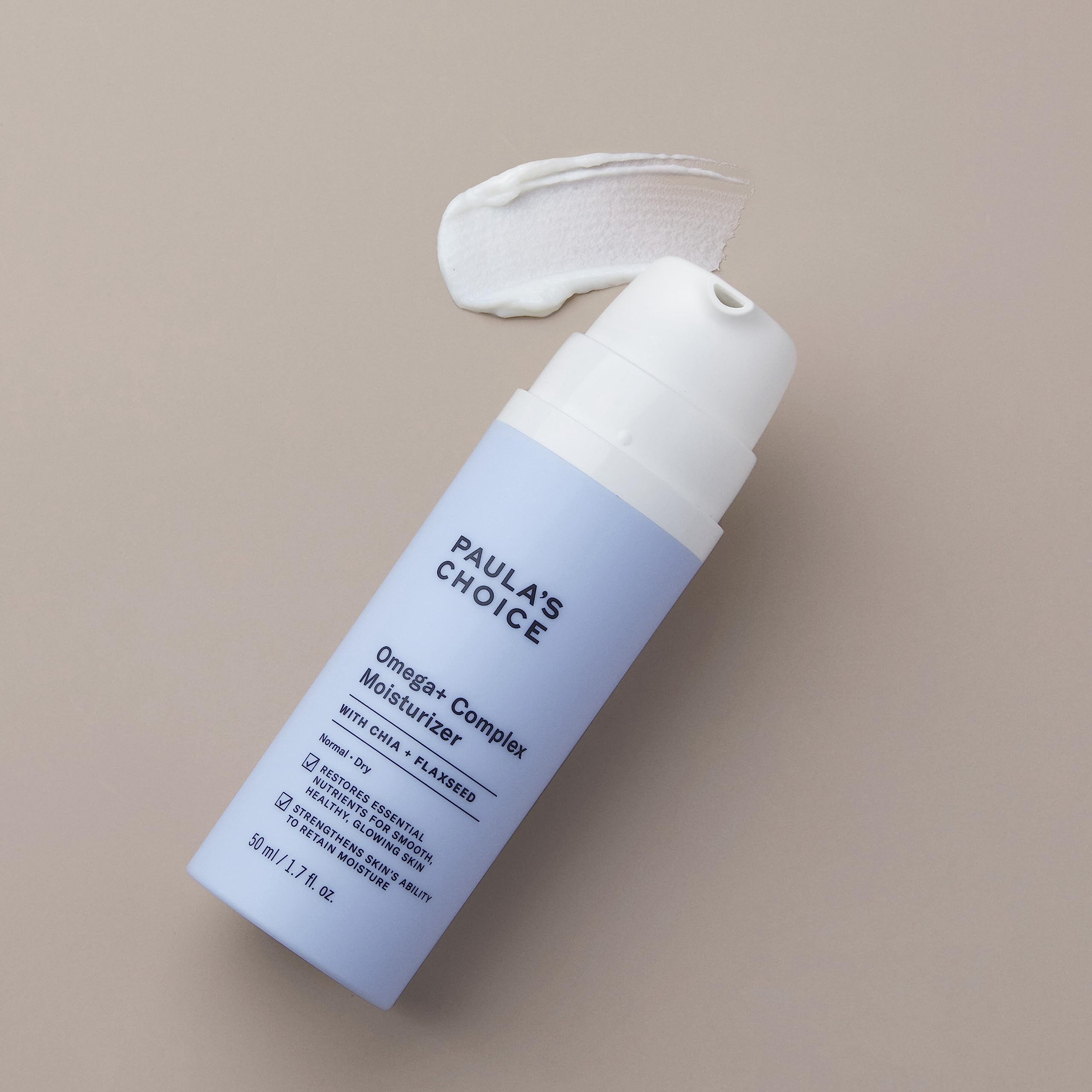 Buy now Paula's Choice Omega+ Complex Lightweight Face Moisturizer, Shea Butter & Plant Oils, Omega Chia & Flaxseed Brightening Vitamin C, Face Cream for Dry & Sensitive Skin, Fragrance-Free at indiglob india