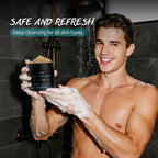 Men's Body Scrub Tea Tree Oil Mens Exfoliating Body Wash Body Scrub for Men