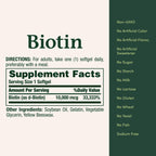 Buy now Nature's Bounty Biotin Hair Skin and Nails Vitamins, Supports Healthy Hair, Skin and Nails, 10,000 mcg, 120 Softgels (Pack of 1) at indiglob india