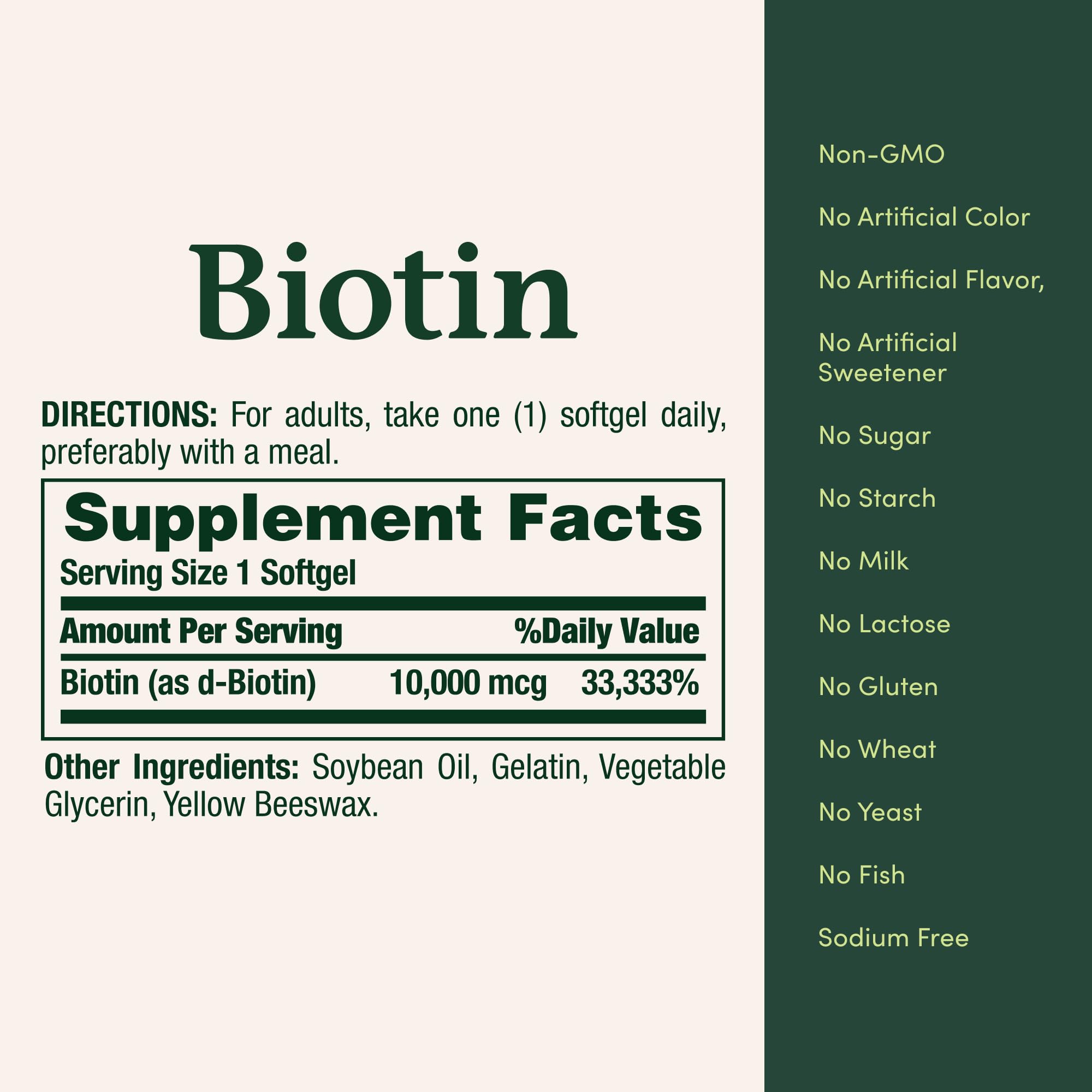 Buy now Nature's Bounty Biotin Hair Skin and Nails Vitamins, Supports Healthy Hair, Skin and Nails, 10,000 mcg, 120 Softgels (Pack of 1) at indiglob india