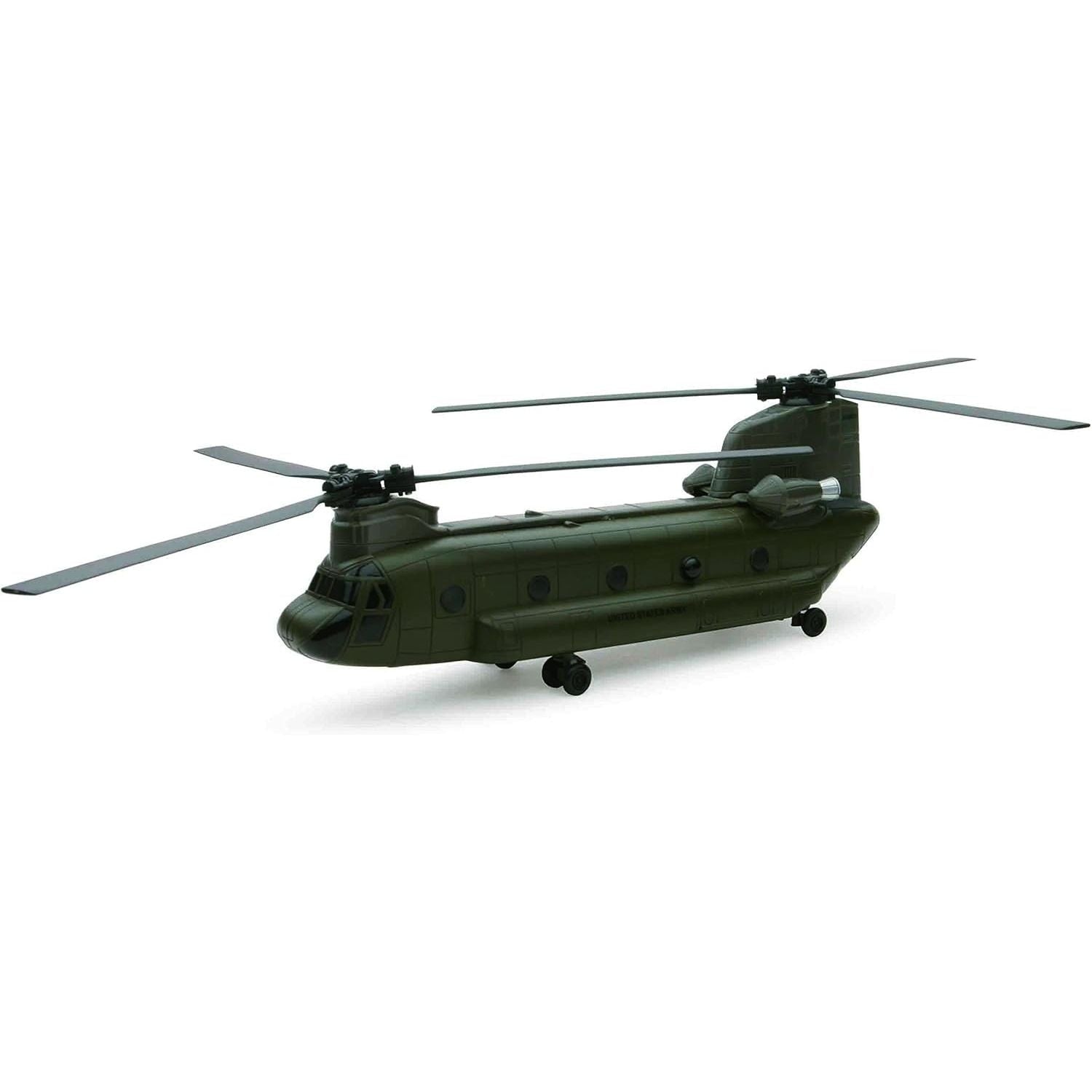 Buy now New Ray Boeing CH-47 Chinook Aircraft United States Army Olive Drab Military Mission Series 1/60 Diecast Model at indiglob india