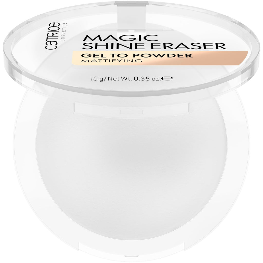 Catrice Magic Shine Eraser Gel-To-Powder, Instant Mattifying Setting Powder | Blurs Pores & Imperfections, Lightweight, Controls Shine, Translucent Matte Finish; Fragrance Free, Cruelty Free, 0.35 oz