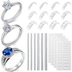 114Pcs 3-in-1 Ring Sizers for Loose Rings, Anti-Slip, Reduce 0.5-1 Size