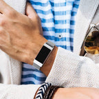 Buy now ZWGKKYGYH Metal Bands Compatible with Fitbit Charge 4/Charge 3/Charge 3 SE, Stainless Steel Mesh Band Replacement Accessories Bracelet Strap for Women Men, Silver Small at indiglob india