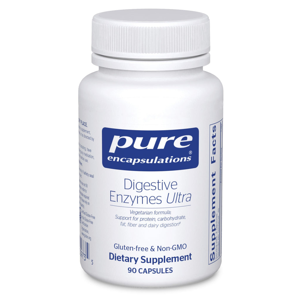 Pure Encapsulations Digestive Enzymes Ultra, 180 Counts | Vegetarian Digestive Enzyme Supplement to Support Protein, Carb, Fiber, and Dairy Digestion*