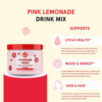Peach Perfect Inositol Powder Multivitamin, Pink Lemonade Flavor – 4g Myo & D-Chiro Inositol, DIM, Zinc, Magnesium Glycinate, Vitamin D3 – Supports Women’s Health, Cycle, Energy, 30 SVG